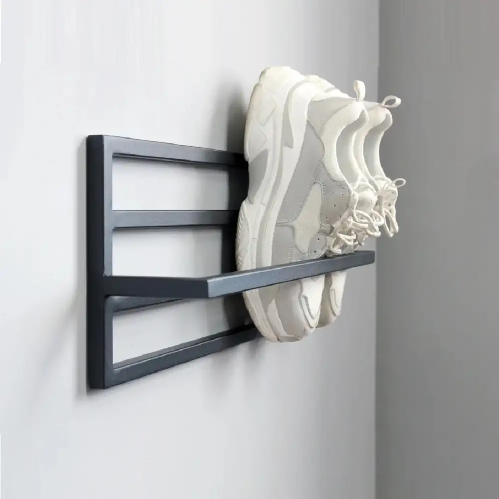 Pantofar,din metal,culoare negru,40x10x20 cm